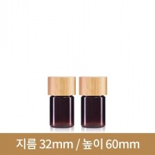 K25 갈색 - 대나무 우드마개(B) 1000개 28파이